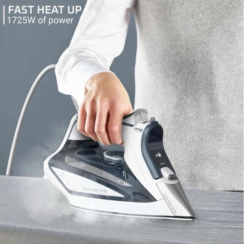 Rowenta Iron Steamer for Clothes Professional 1725-Watts Steam Iron - Blue